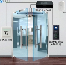 門禁指紋機人臉識別系統(tǒng)接線方法示意圖